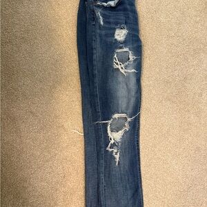 Distressed Blue Jeans for Women